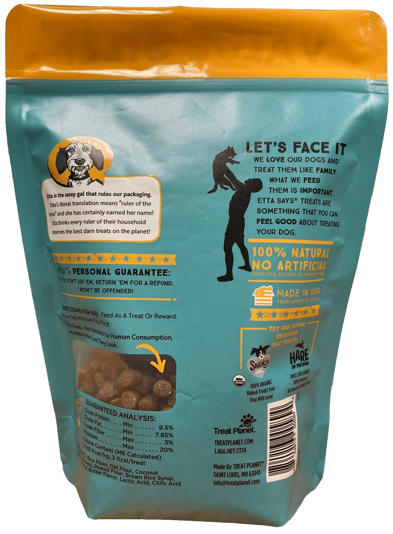 Etta Says! Sit! Training Treats Recipe Dog Treats
