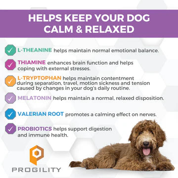 Progility Calming Aid Soft Chew Supplements For Dogs