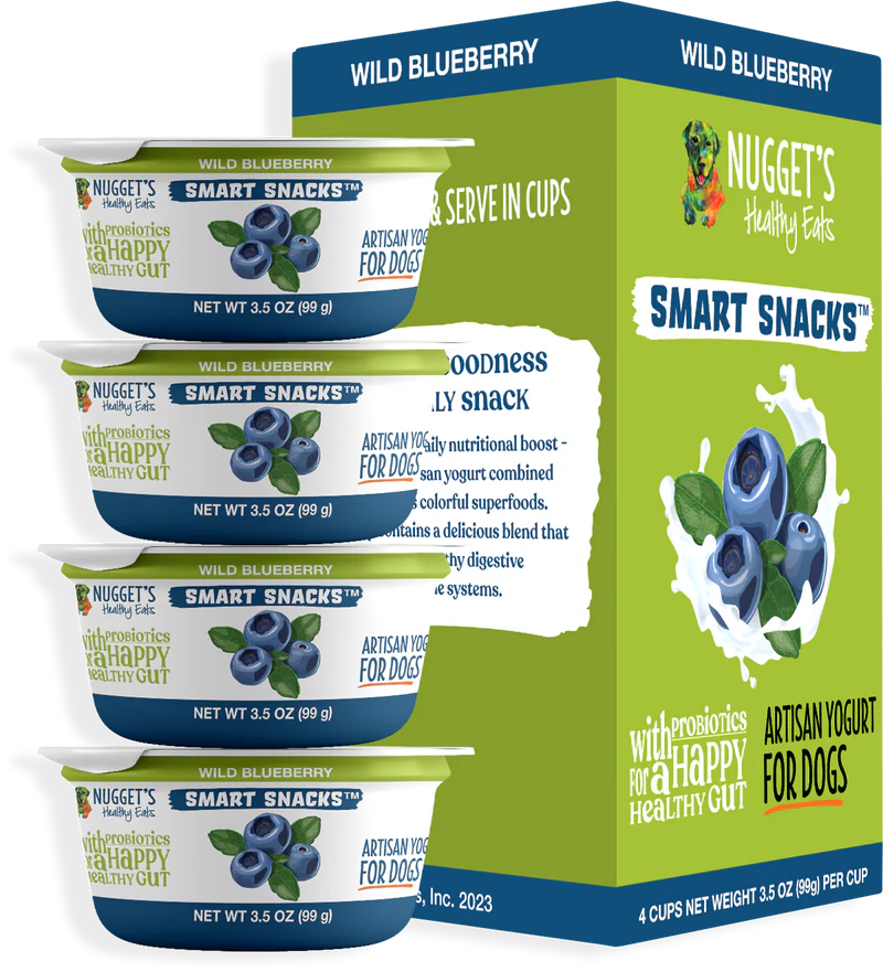 Nugget's Healthy Smart Snacks Wild Blueberry Frozen Yogurt for Dogs