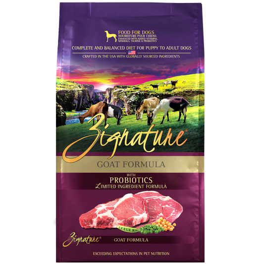 Zignature Dry Dog Food - Grain Free Limited Ingredient with Probiotics - Venison Formula