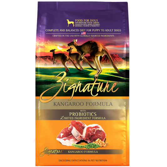 Zignature Dry Dog Food - Grain Free Limited Ingredient with Probiotics - Kangaroo Formula