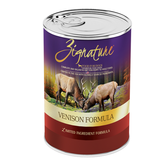 Zignature Wet Dog Food - Venison
