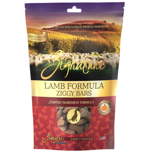Zignature Dog Treats - Lamb Ziggy Bars