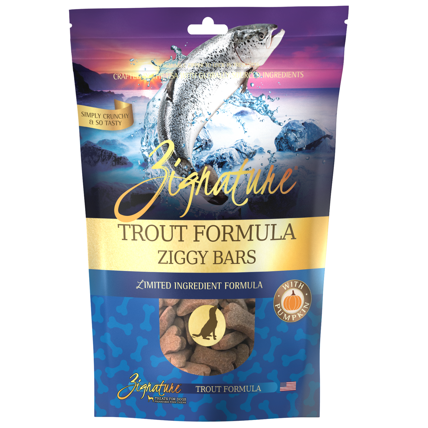 Zignature Dog Treats - Trout Ziggy Bars