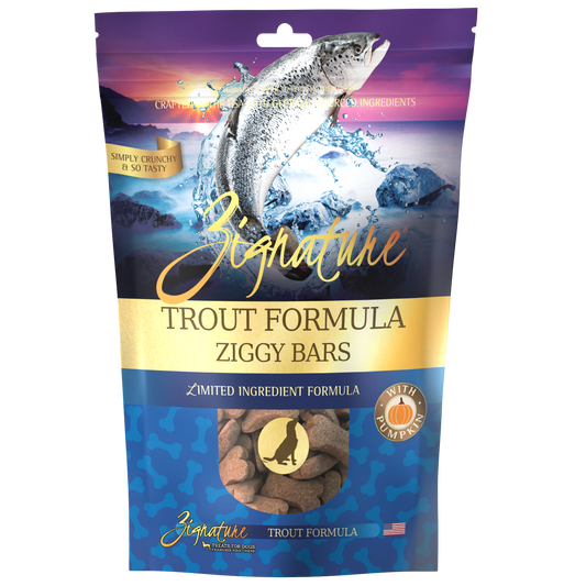 Zignature Dog Treats - Trout Ziggy Bars