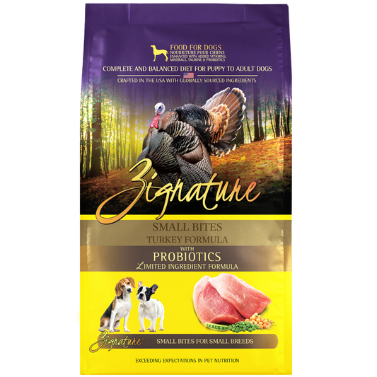 Zignature Turkey Formula Small Bites Dry