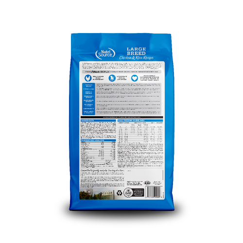NutriSource® Large Breed Adult Chicken & Rice Recipe Dog Food