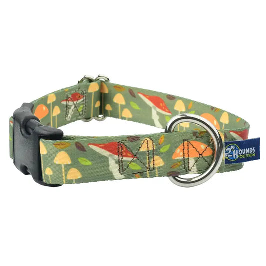 1″ Earthstyle Mushroom Magic Dog Collar- Side Release