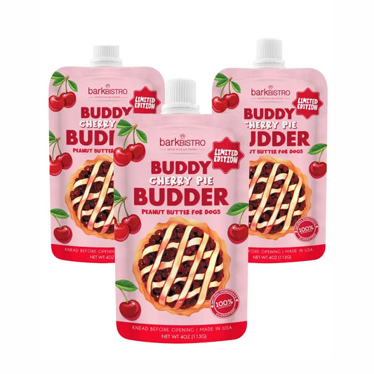 Limited Edition Cherry Pie Buddy Budder - Dog Peanut Butter