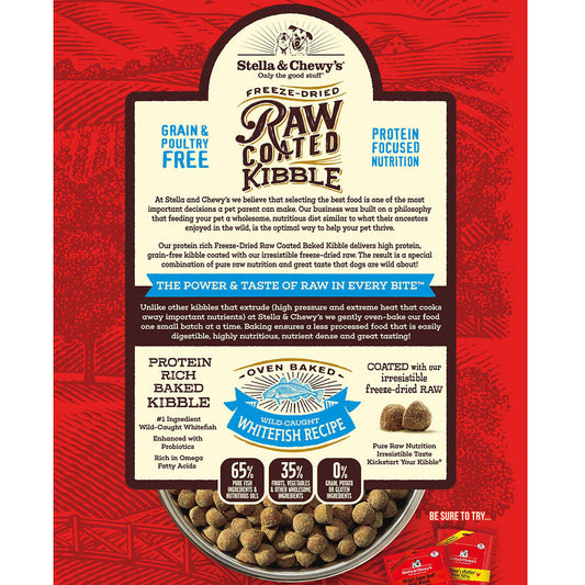 Stella & Chewy's Dog Food - Raw Coated Whitefish