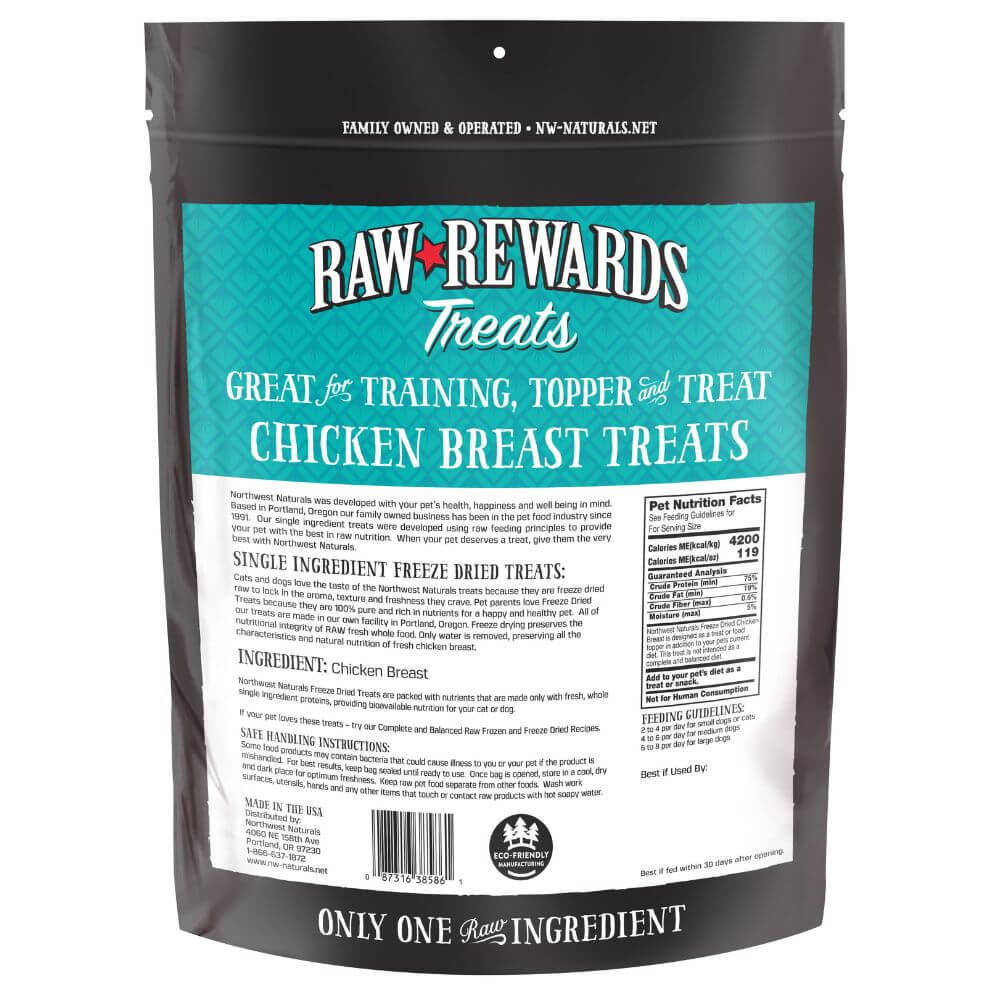 Northwest Naturals Dog Treat FD Rewards Chicken Breast