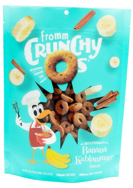 Crunchy Os Banana Kablammas Flavor Dog Treats