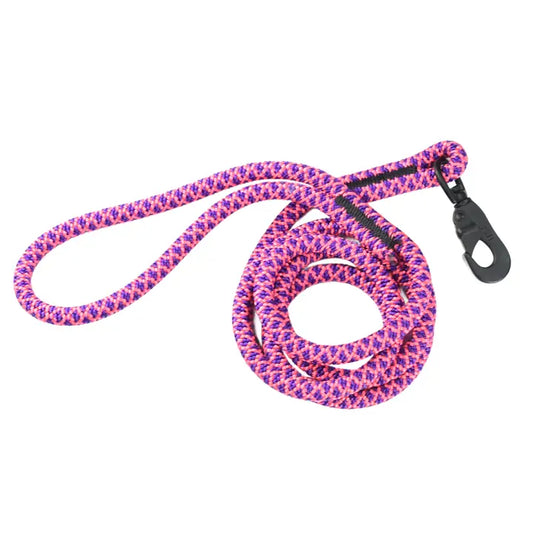 Pink/Purple Rope Dog Leash 6' by Two Hounds Design