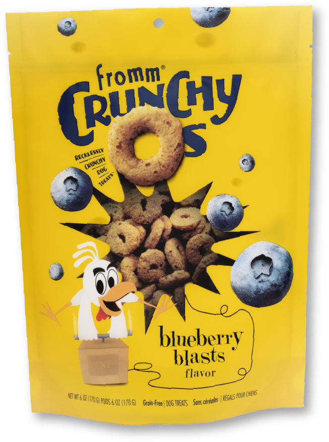Crunchy Os Blueberry Blasts Flavor Dog Treats