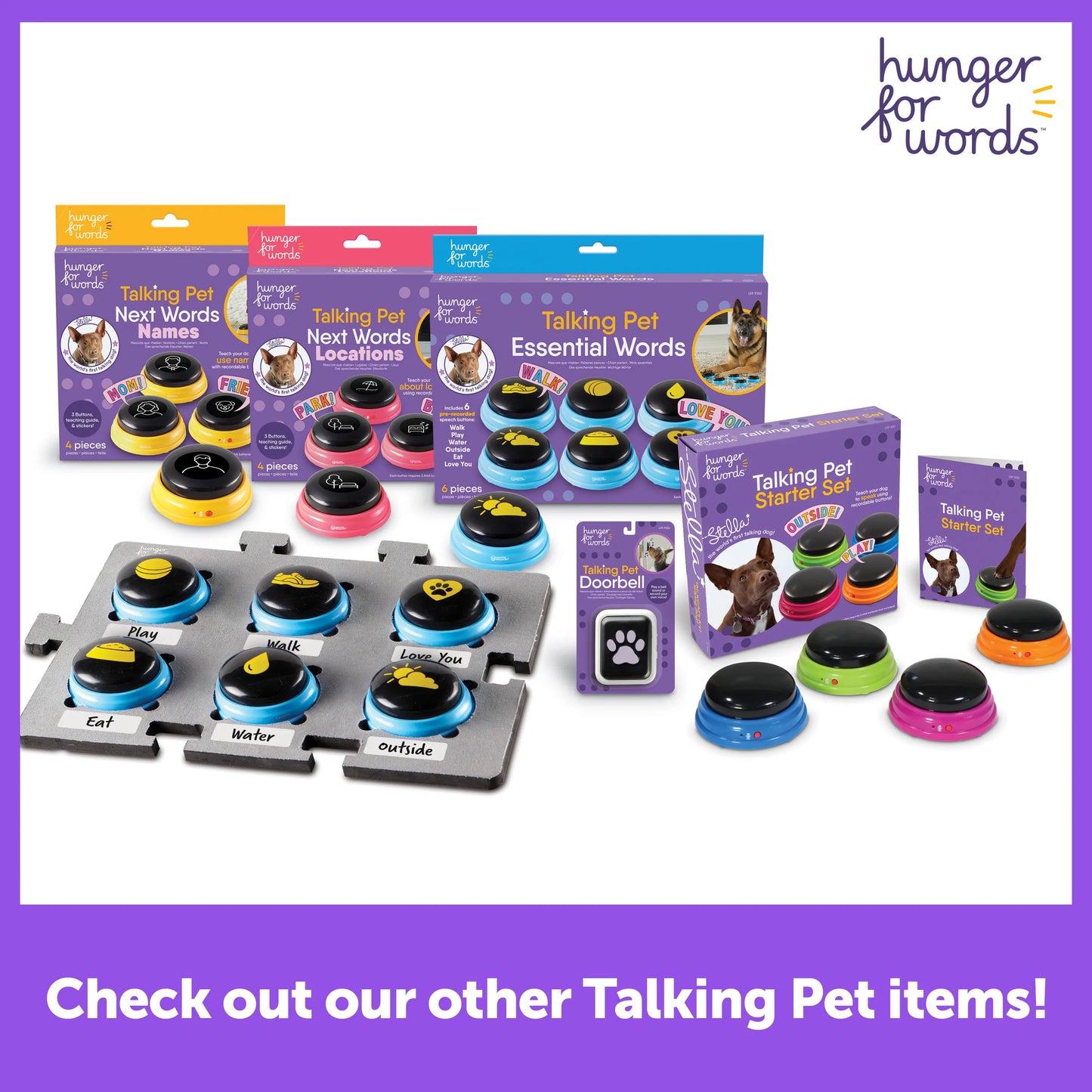 Hunger for Words: Talking Pet Starter Set