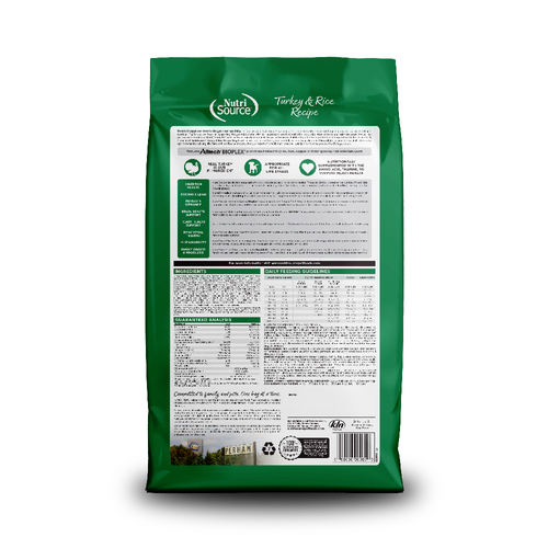NutriSource® Turkey & Rice Recipe Dog Food