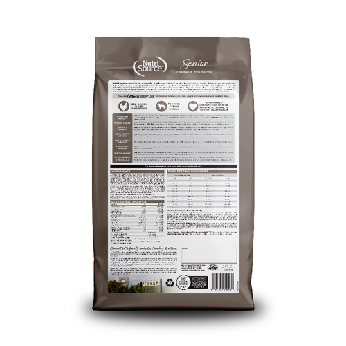 NutriSource® Senior Chicken & Rice Recipe Dog Food