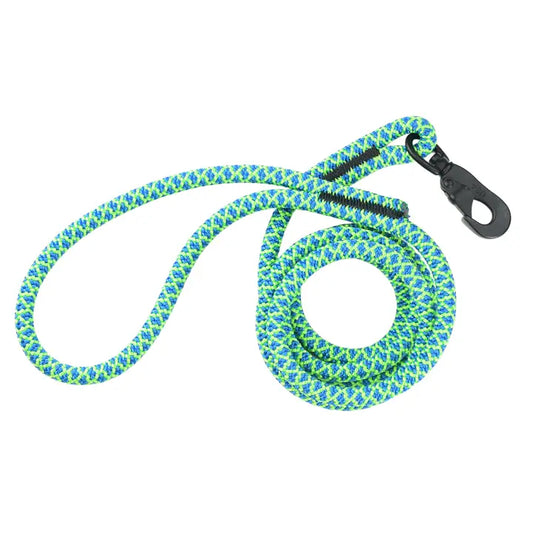 Blue/Green Rope Dog Leash 6' by Two Hounds Design