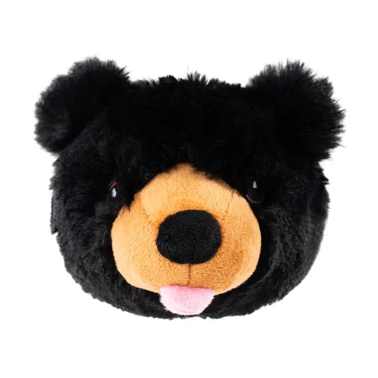 Black Bear 2-in-1 Fetch Ball Dog Toy