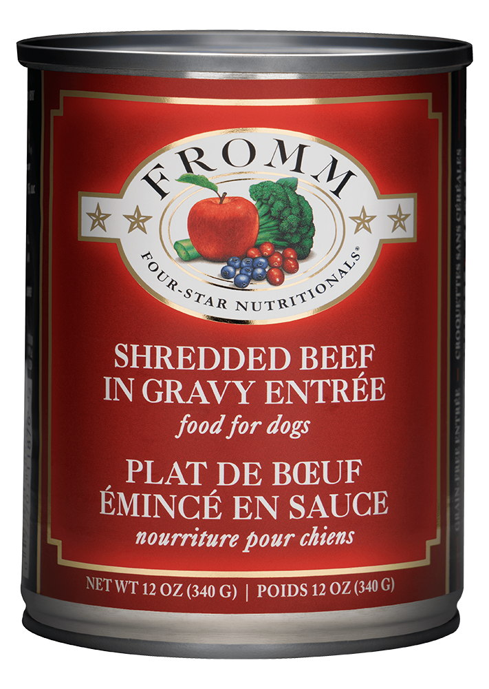 Fromm Shredded Beef in Gravy Entrée Dog Food