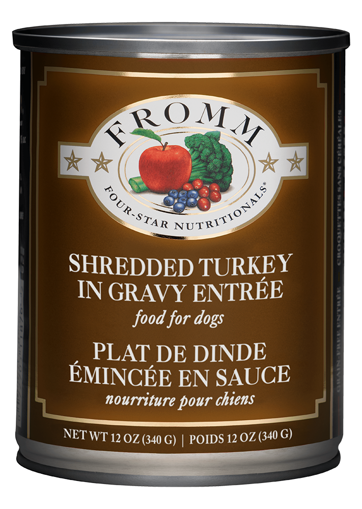 Fromm Shredded Turkey in Gravy Entrée Dog Food