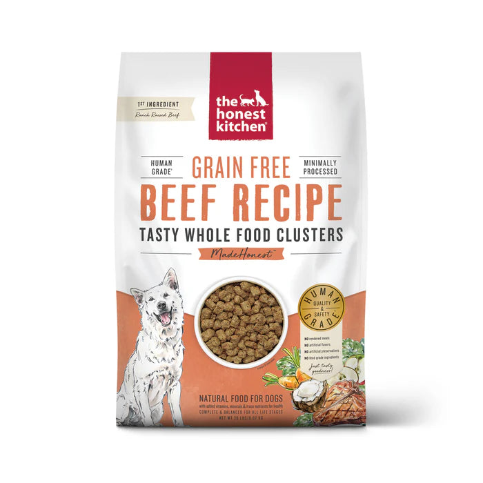 Honest Kitchen Grain Free Beef Whole Food Clusters