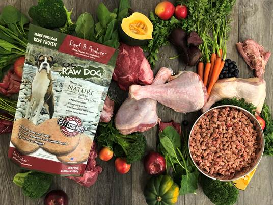 OC Raw BEEF & PRODUCE ~ 3# Meaty Rox