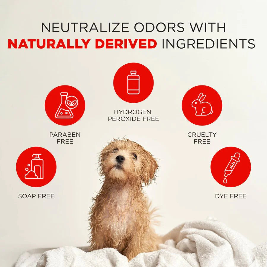 TropiClean Skunk Odor Control Shampoo for Dogs & Cats