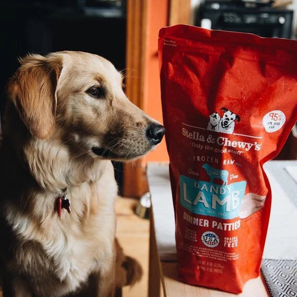 Dandy Lamb Frozen Raw Dinner Patties for Dogs