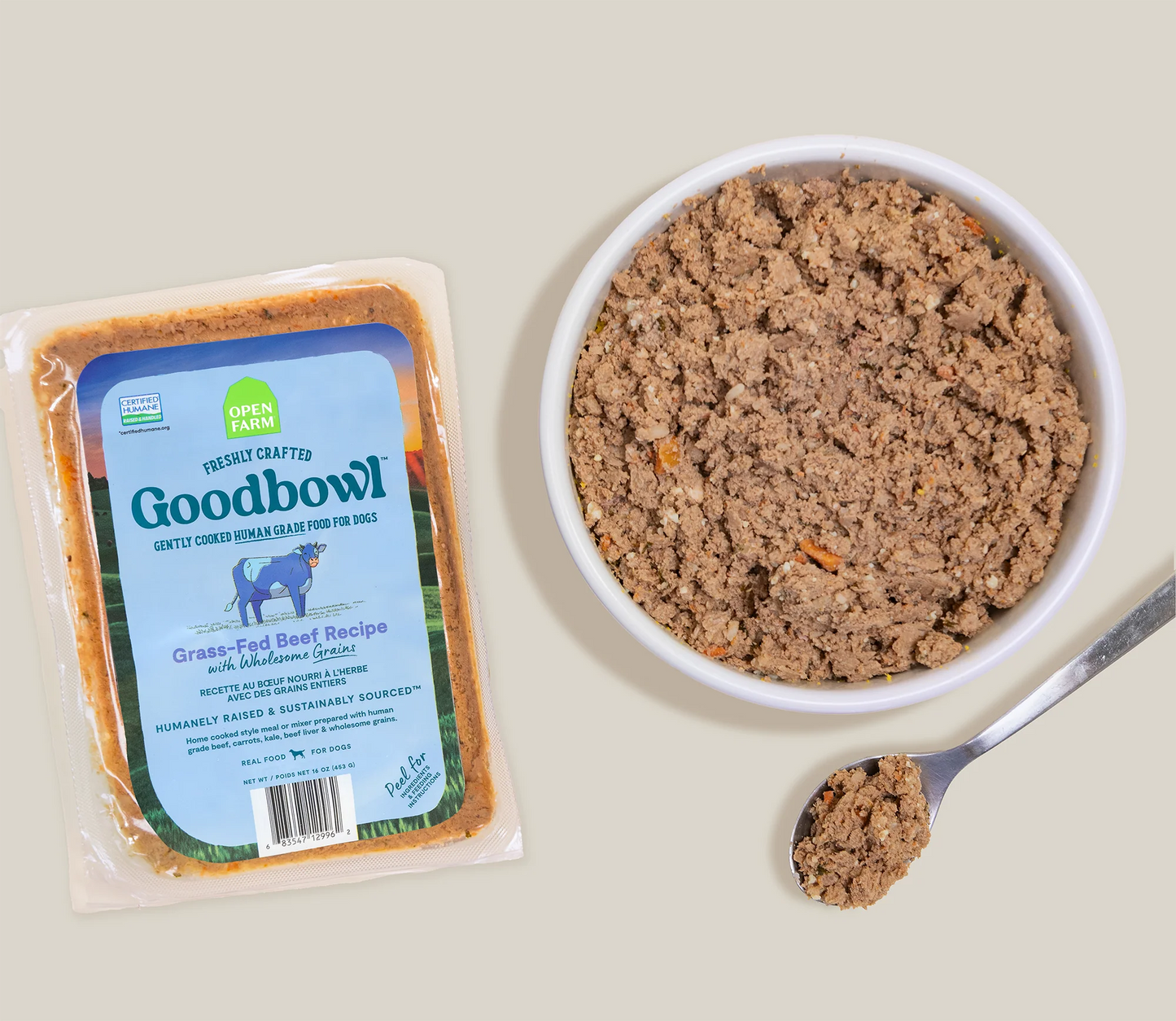Open Farm Goodbowl Grass-Fed Beef Freshly Crafted Recipe