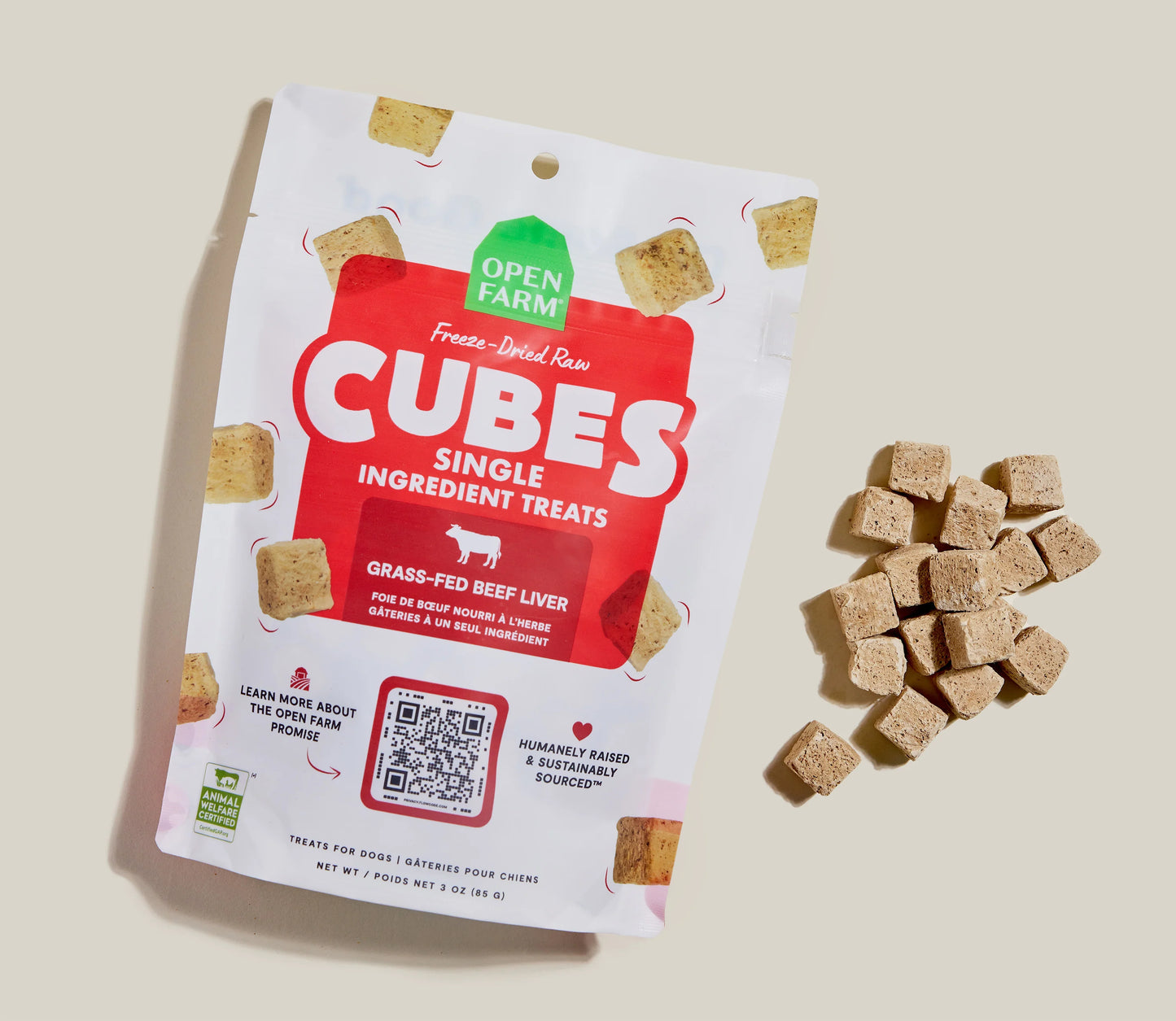 Open Farm Freeze Dried Raw Beef Liver Treat