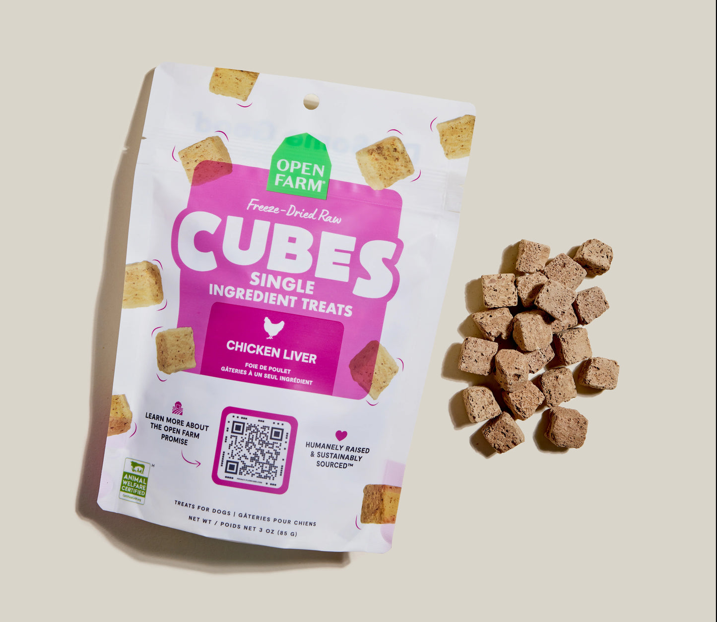 Open Farm Freeze Dried Raw Chicken Liver Treat