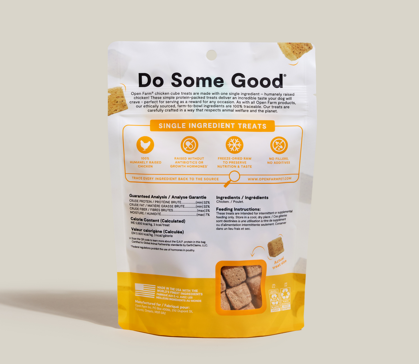 Open Farm Freeze Dried Raw Chicken Treat