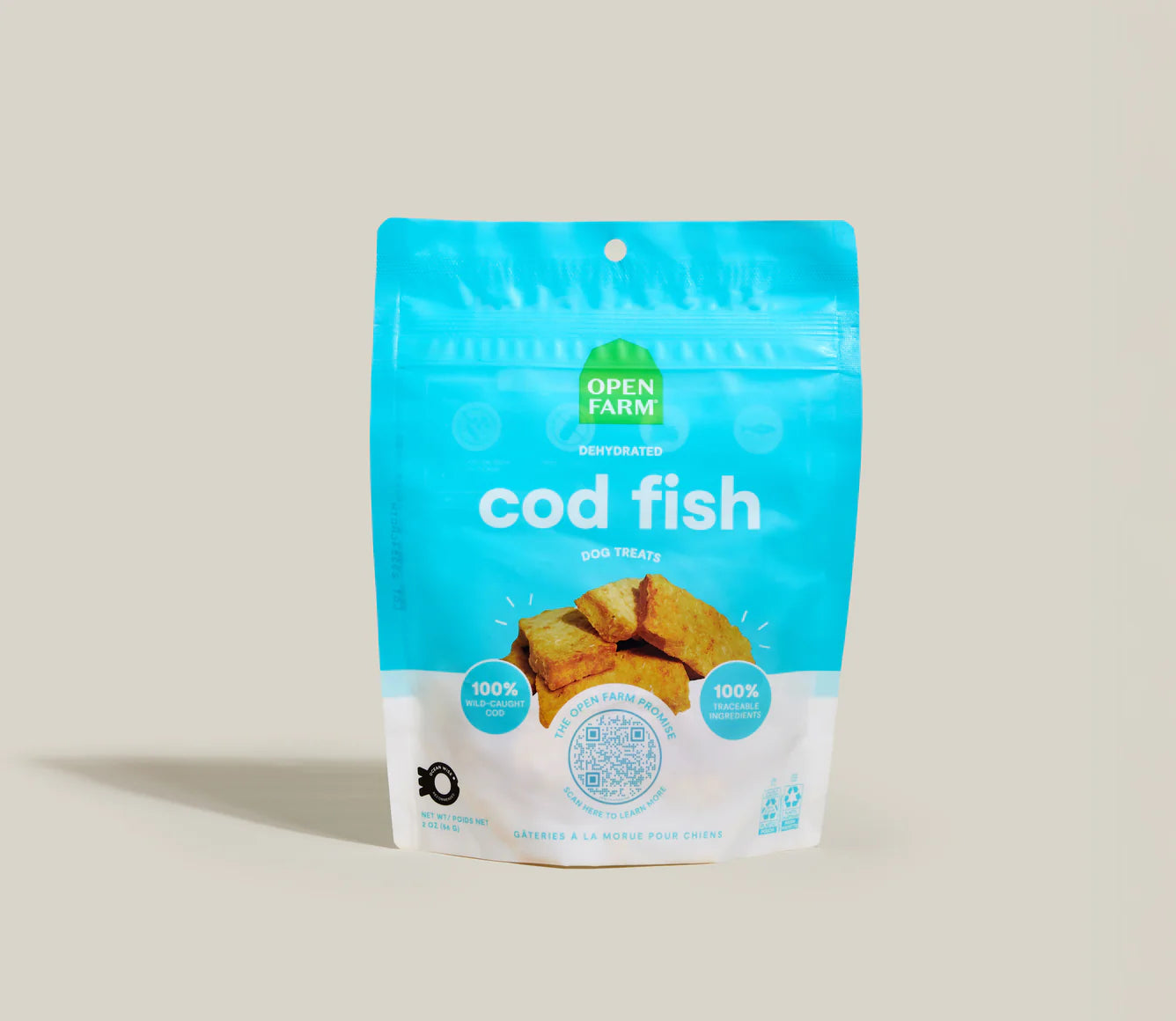 Open Farm Dehydrated Cod Fish Treats