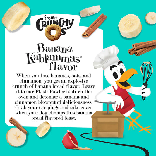 Crunchy Os Banana Kablammas Flavor Dog Treats