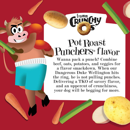 Crunchy Os Pot Roast Punchers™ Flavor Dog Treats