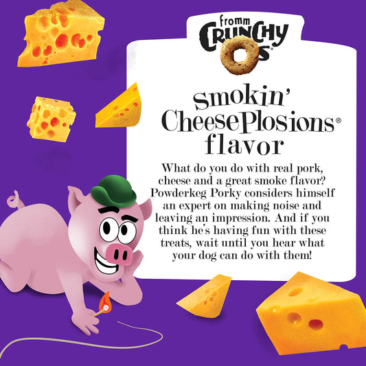 Crunchy Os Smokin' CheesePlosions Flavor Dog Treats