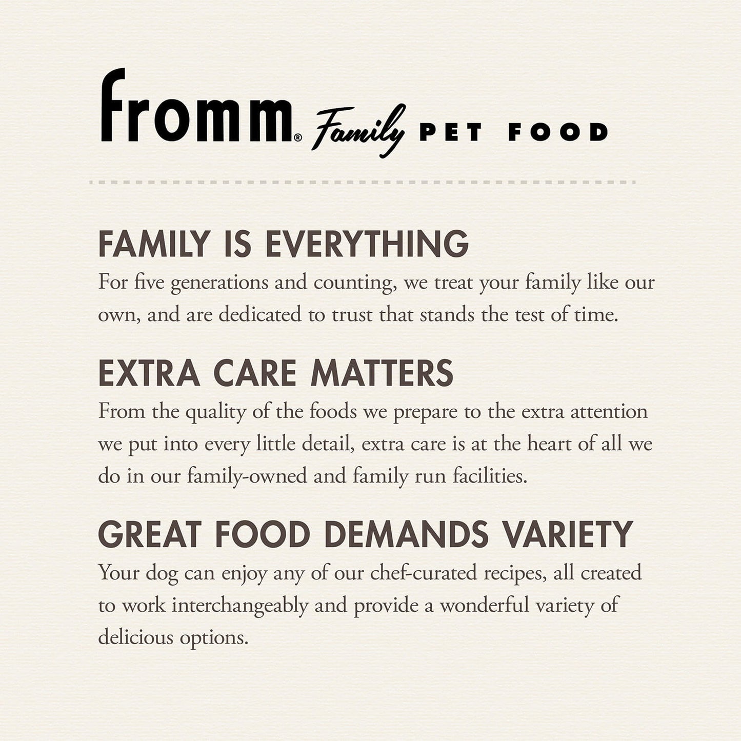 Fromm Highlander Beef, Oats, ‘n Barley® Recipe Dog Food