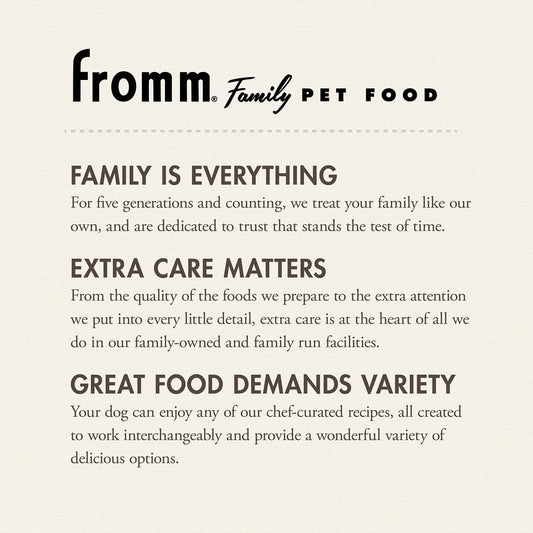 Fromm Lamb & Lentil Recipe Dog Food
