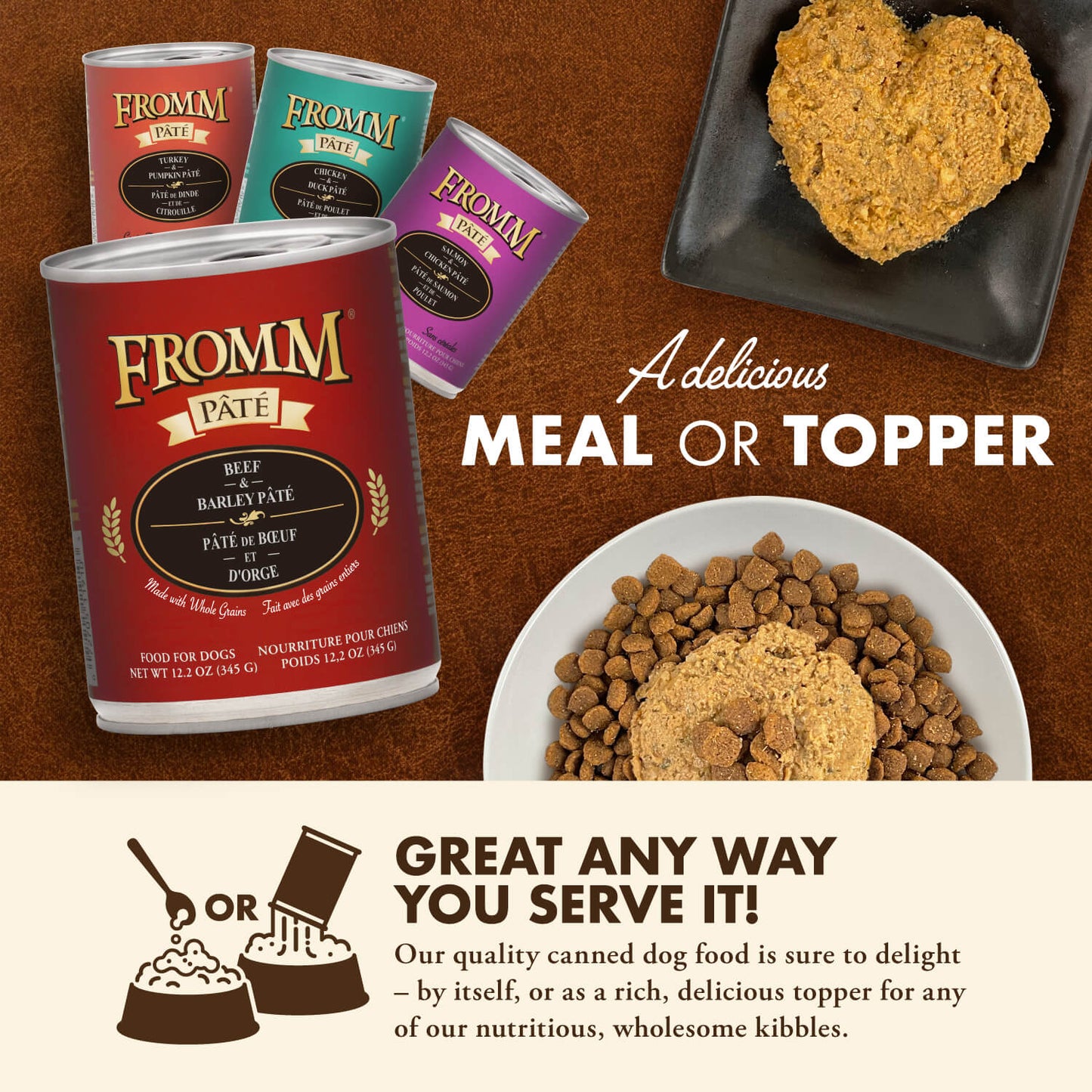 Fromm Beef & Barley Pâté Dog Food