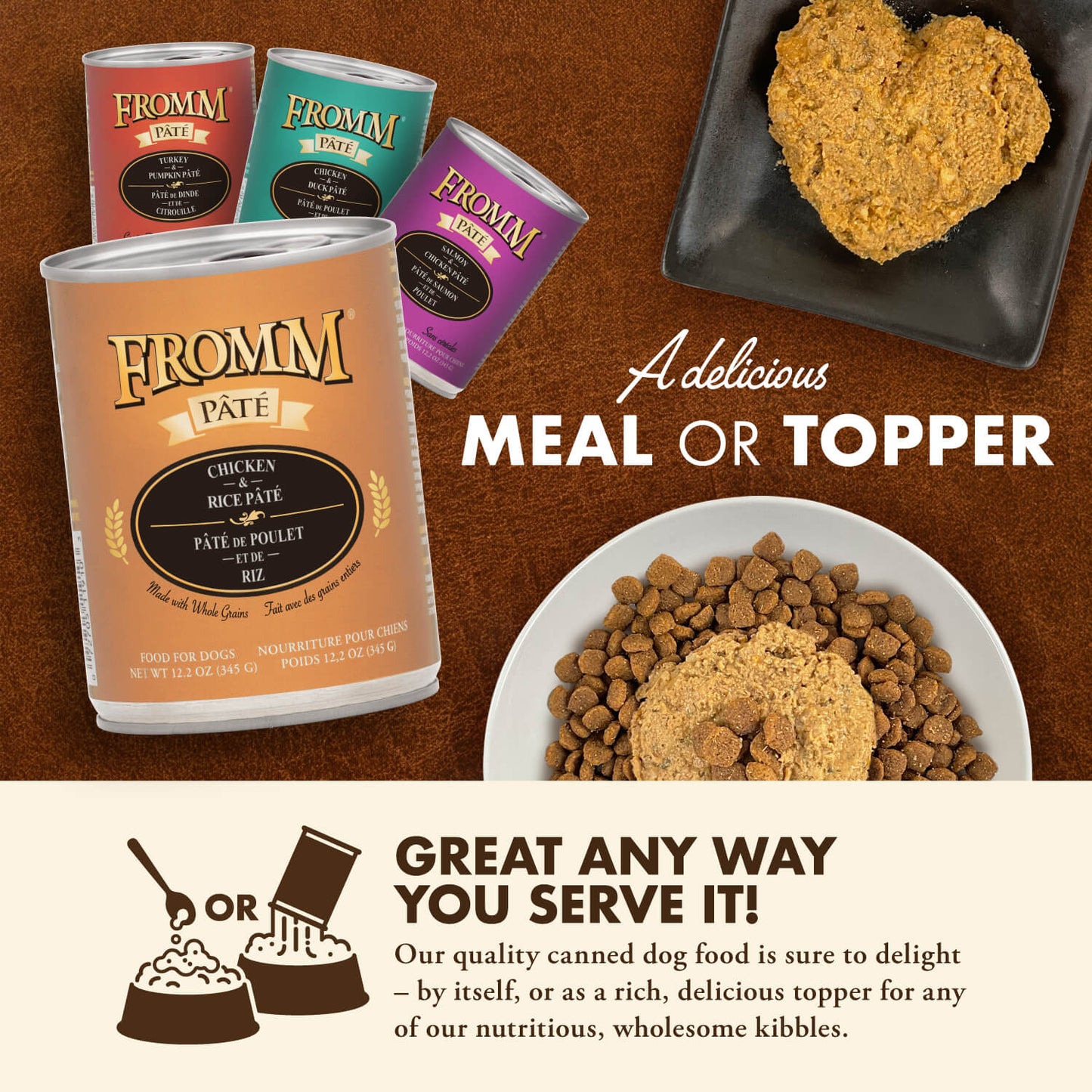 Fromm Chicken & Rice Pâté Dog Food