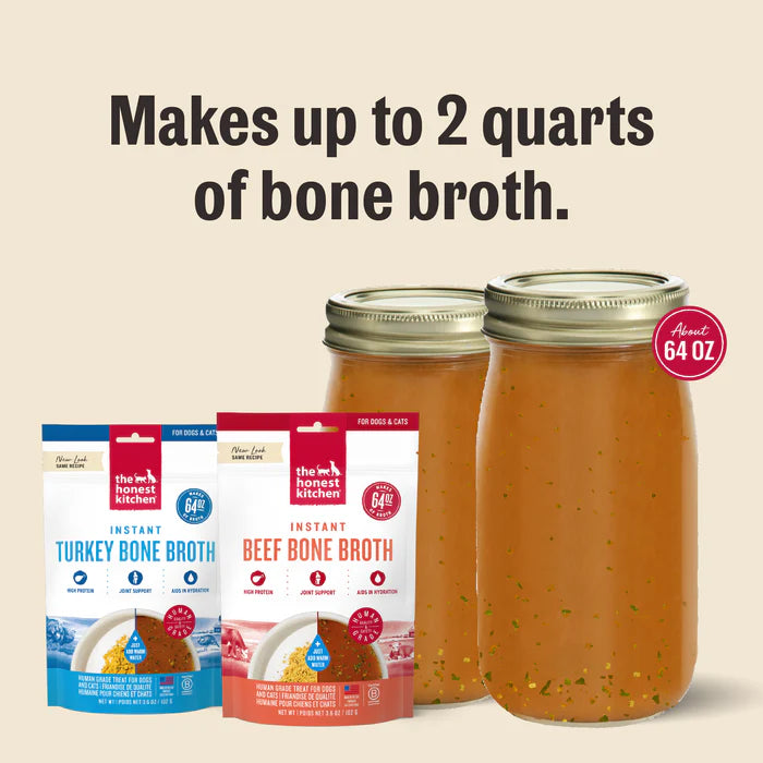 Instant Beef Bone Broth with Turmeric